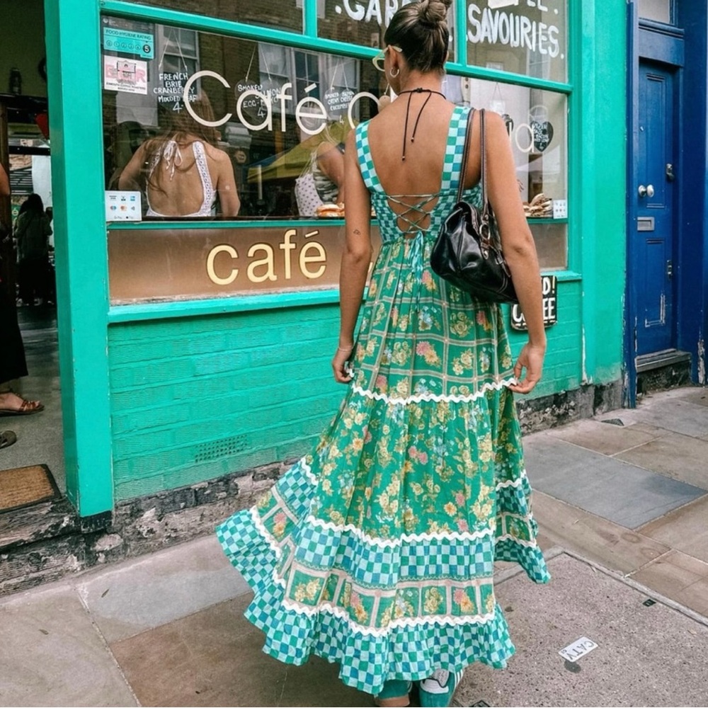 Spell & The Gypsy Flora Strappy Maxi Dress - Picture 4 of 11